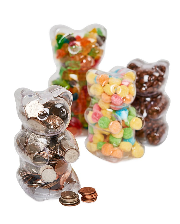 Mini Gummy Bear Container with Mini Gummy Bears