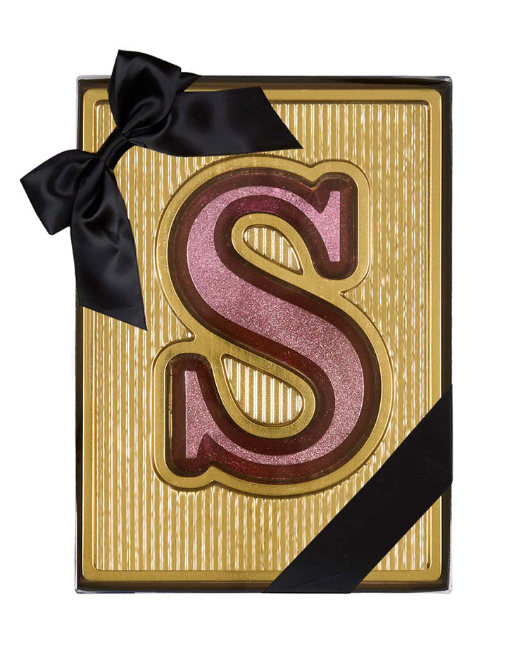 Ombré Glitter Chocolate Letter - S