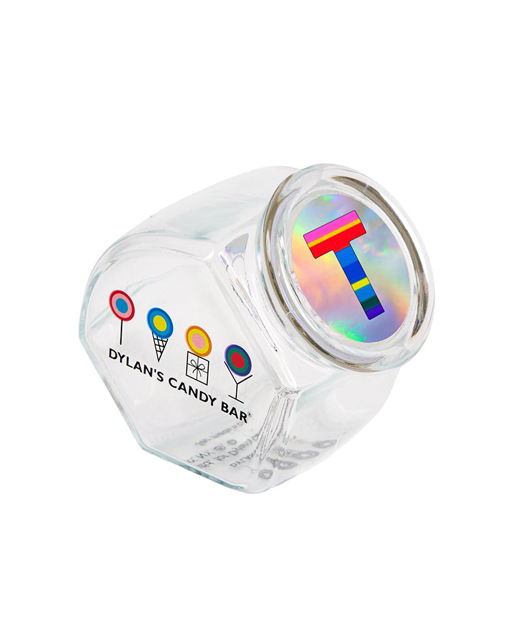 Personalized Mini Candy Jar - T