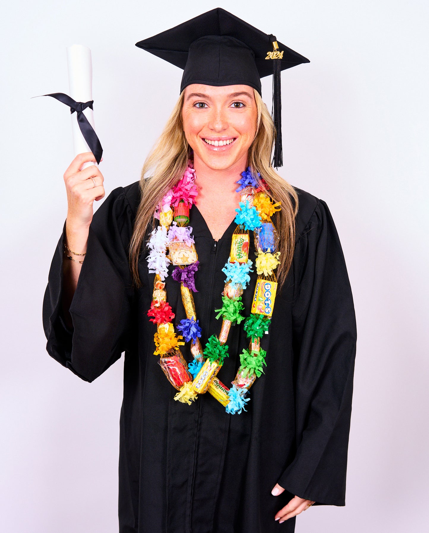 Rainbow Candy Lei