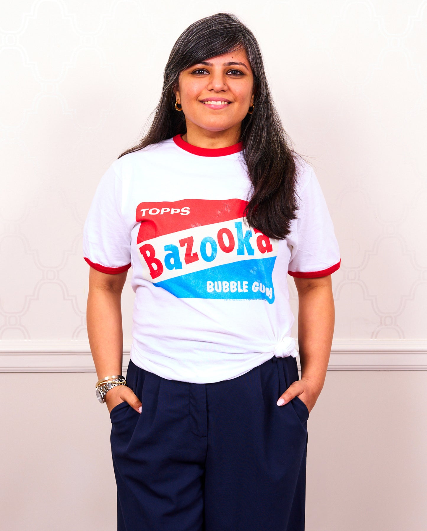 Bazooka® Original Bubble Gum White Retro T-Shirt