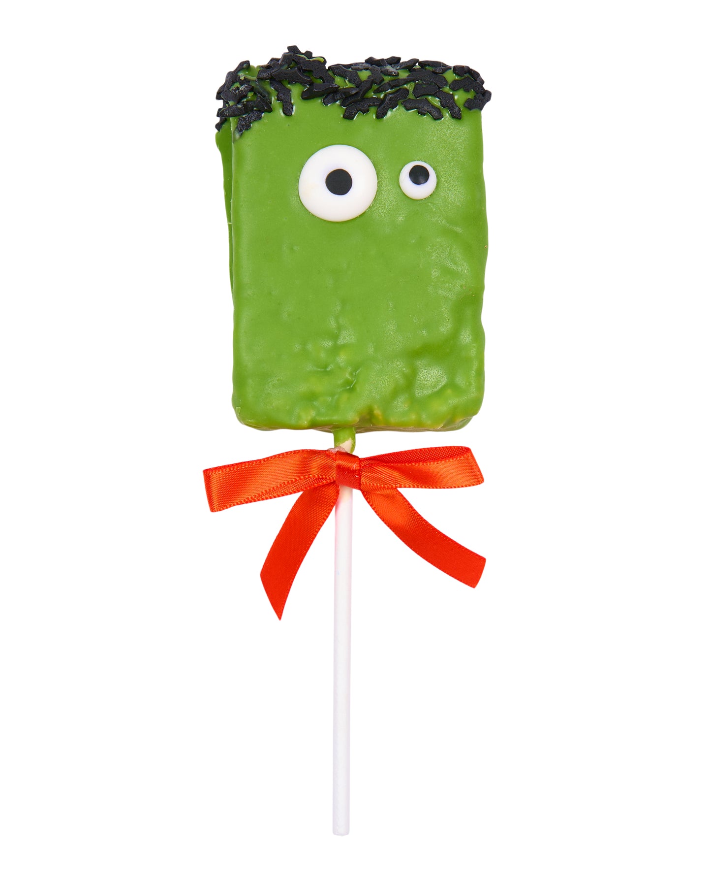 Halloween NOMster Crispy Treat Pop