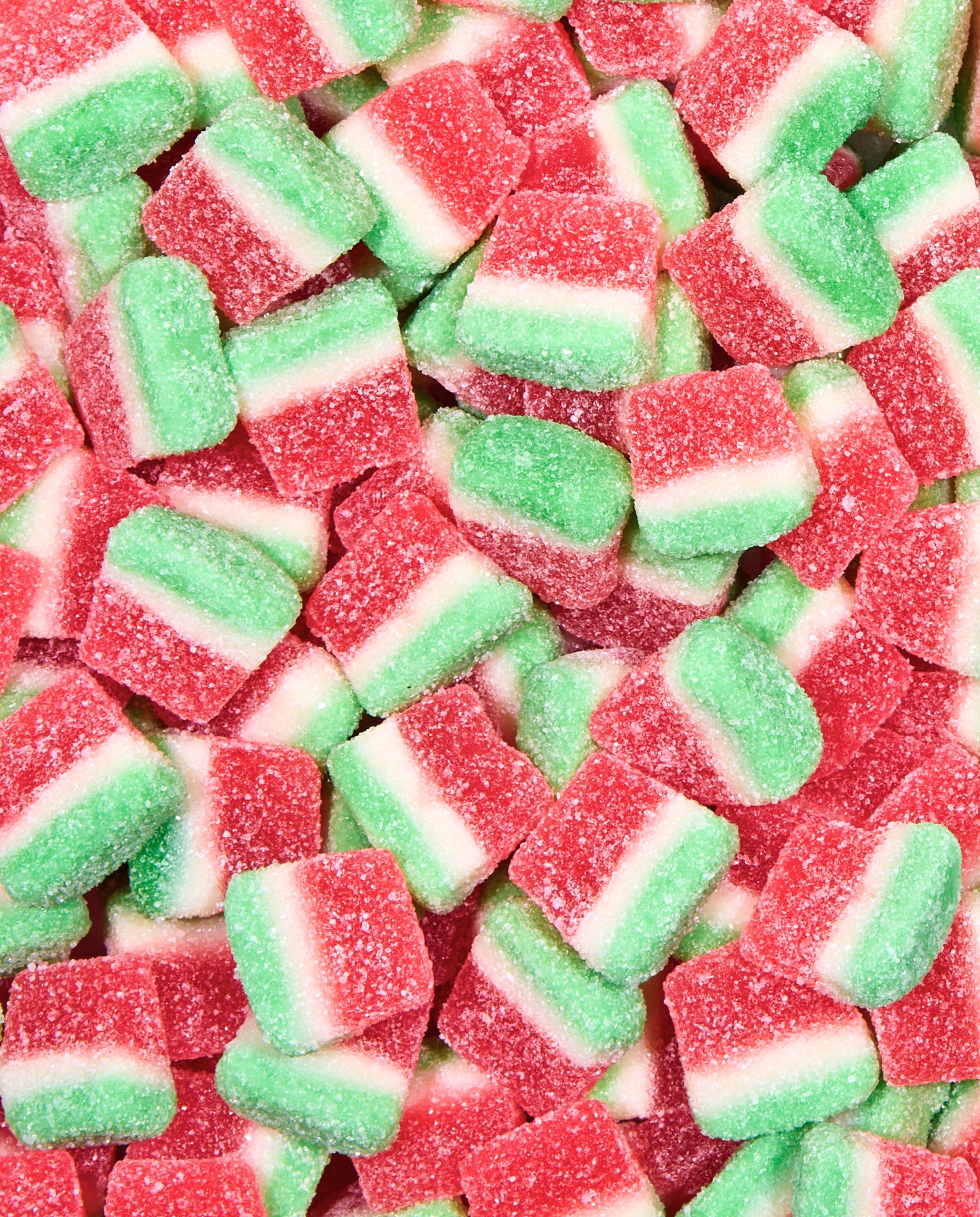 Zoomed-in Sour Jacks Gummy Watermelons