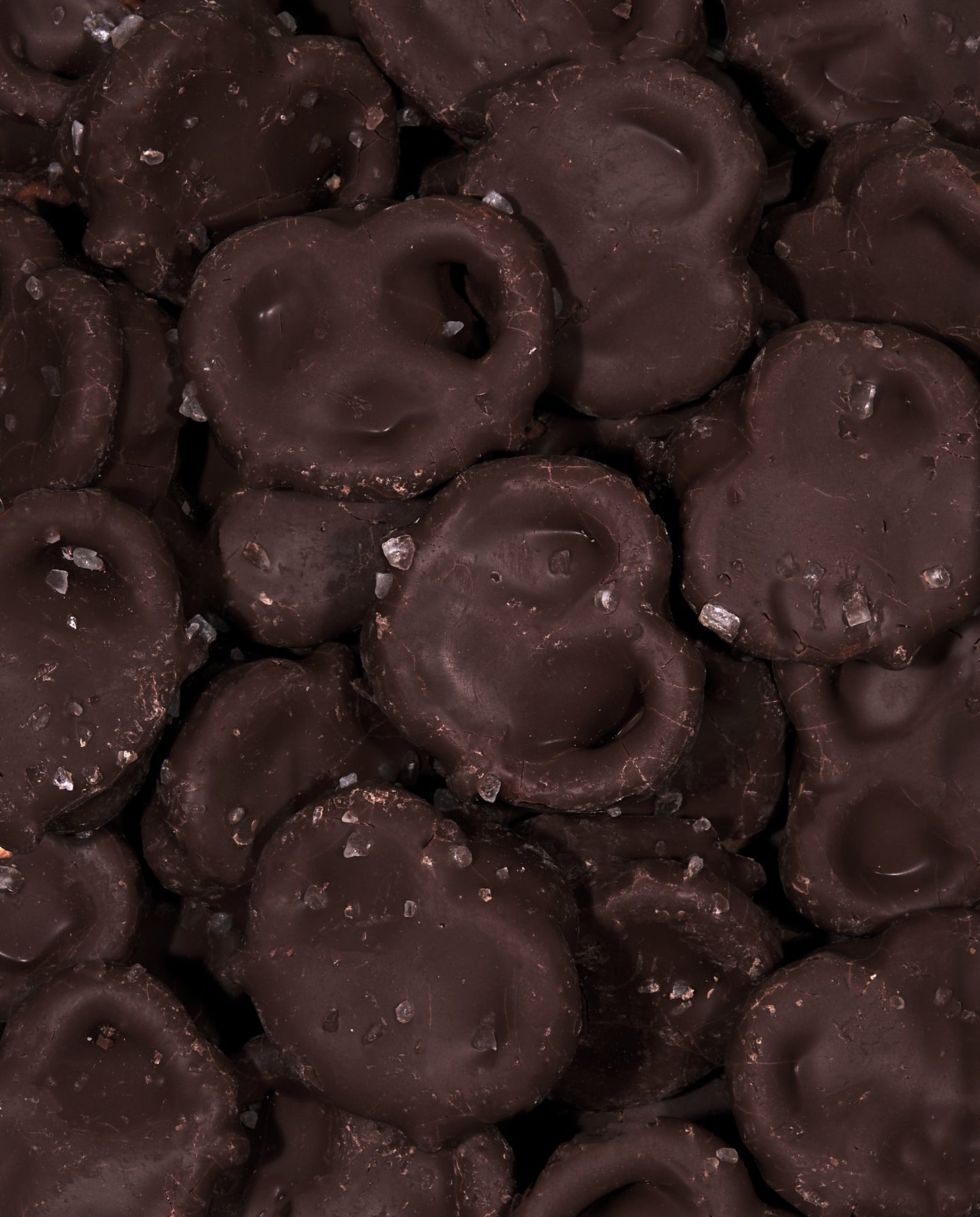 Dark Chocolate-Covered Sea Salt Caramel Pretzels Bulk Bag
