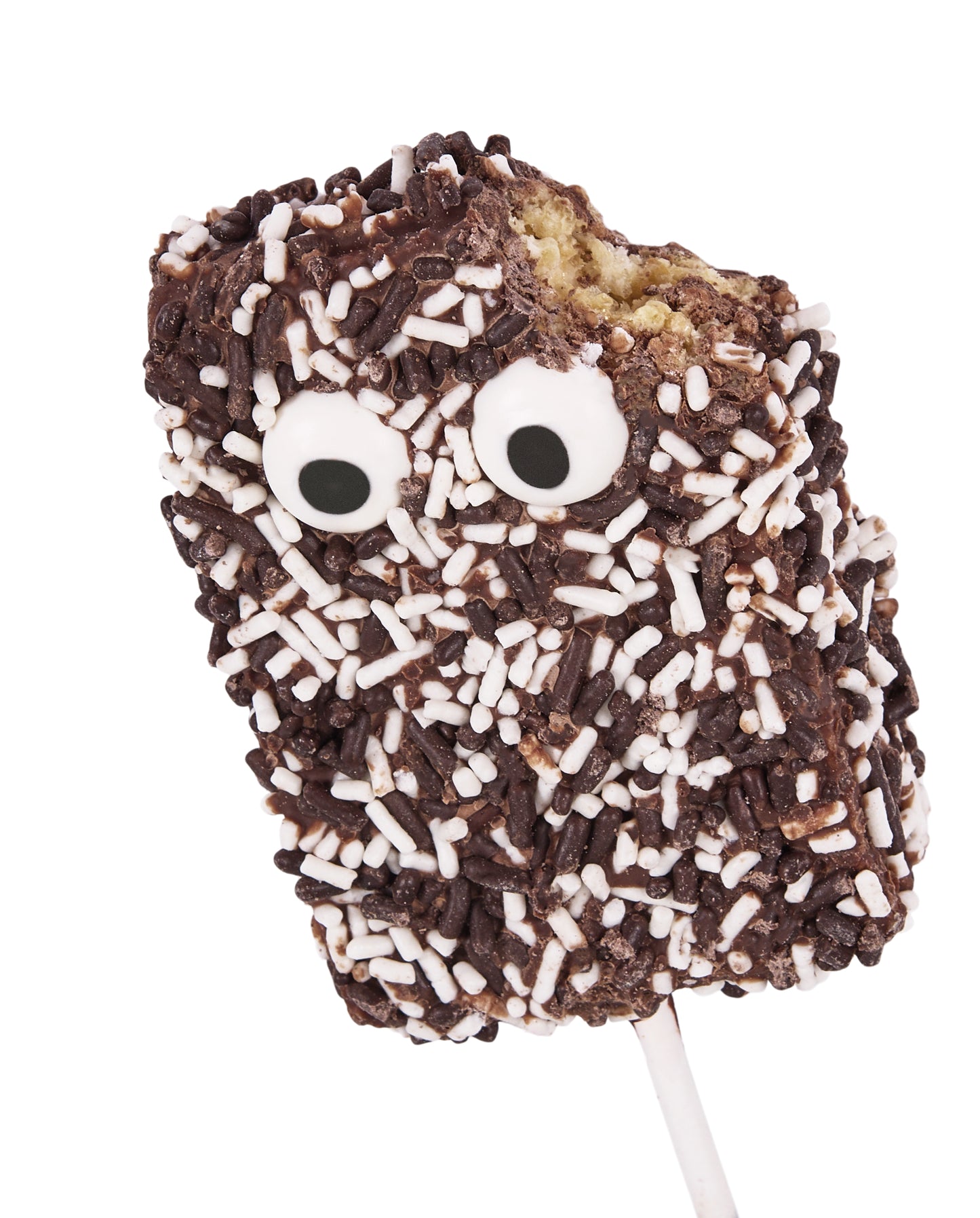 Halloween NOMster Crispy Treat Pop