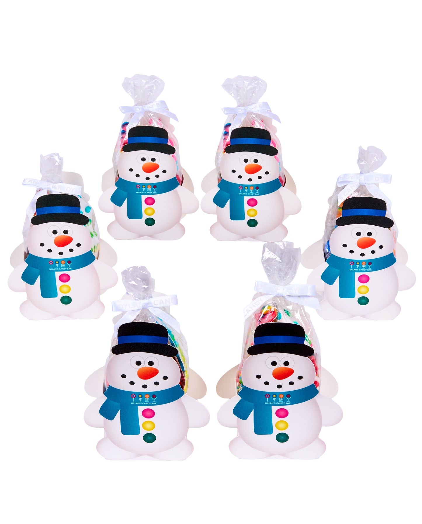 Buttons Snowman Snacks Bundle of 6